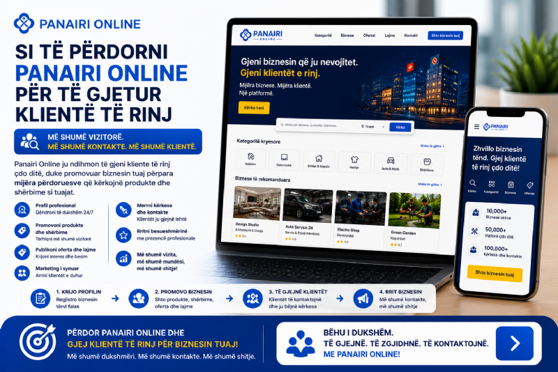 Si të përdorni Panairi Online për të gjetur klientë të rinj për biznesin tuaj në 2026